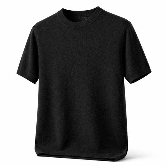 Knit Short Sleeve Sweater