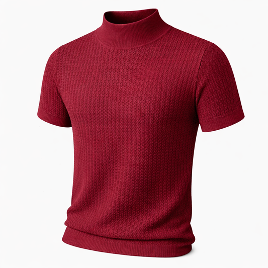 Neck Knit T-Shirt