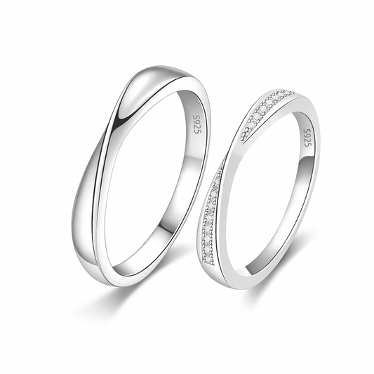 Twisted Sterling Silver Band